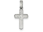 FJC Finejewelers Sterling Silver Polished Cross Pendant Necklace - Chain Included