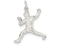 FJC Finejewelers Sterling Silver Baseball Pitcher Charm