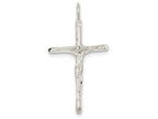 FJC Finejewelers Sterling Silver Polished Crucifix Pendant Necklace - Chain Included