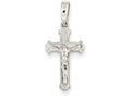 FJC Finejewelers Sterling Silver Polished Crucifix Pendant Necklace - Chain Included