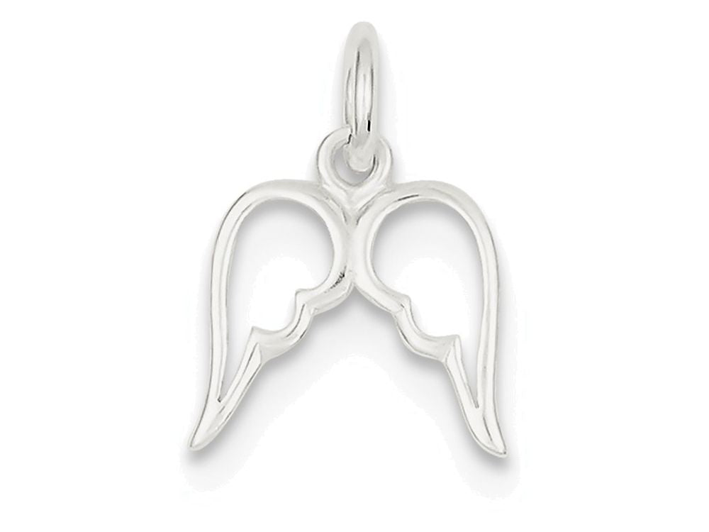 FJC Finejewelers Sterling Silver Wings Pendant Necklace - Chain Included