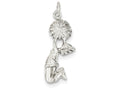 FJC Finejewelers Sterling Silver Cheerleader Charm
