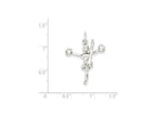 FJC Finejewelers Sterling Silver Cheerleader Charm