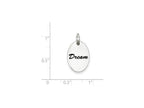 FJC Finejewelers Sterling Silver Polished Enamel Dream Pendant Necklace - Chain Included