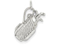 FJC Finejewelers Sterling Silver Golf Bag Charm