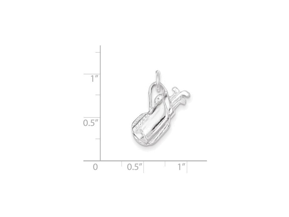 FJC Finejewelers Sterling Silver Golf Bag Charm