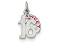 FJC Finejewelers Sterling Silver Sweet 16 Pendant Necklace - Chain Included