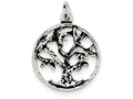 FJC Finejewelers Sterling Silver Antiqued Tree Charm