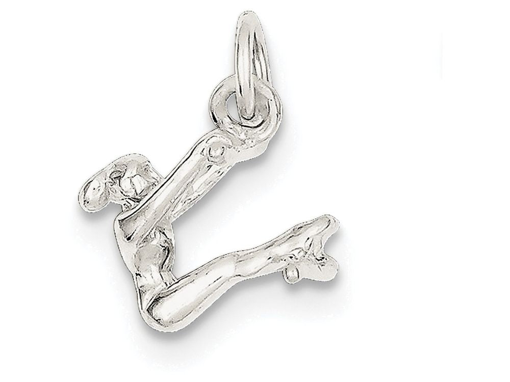 FJC Finejewelers Sterling Silver Gymnast Charm