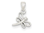 FJC Finejewelers Sterling Silver Dragonfly Pendant Necklace - Chain Included