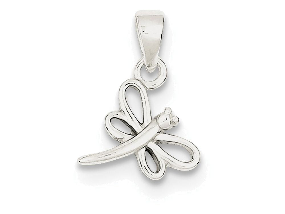 FJC Finejewelers Sterling Silver Dragonfly Pendant Necklace - Chain Included
