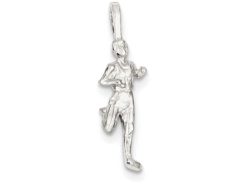 FJC Finejewelers Sterling Silver Runner Pendant Necklace - Chain Included