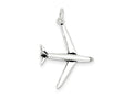 FJC Finejewelers Sterling Silver Antiqued Airplane Charm