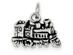 FJC Finejewelers Sterling Silver Antiqued Train Charm
