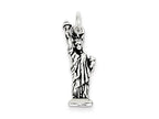 FJC Finejewelers Sterling Silver Antiqued Statue Of Liberty Charm