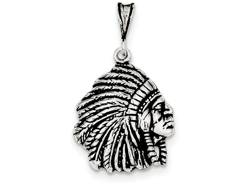 FJC Finejewelers Sterling Silver Antiqued Man Charm
