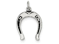 FJC Finejewelers Sterling Silver Antiqued Horse Shoe Charm