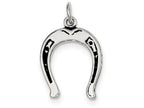 FJC Finejewelers Sterling Silver Antiqued Horse Shoe Charm