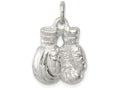 FJC Finejewelers Sterling Silver Boxing Gloves Charm