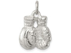 FJC Finejewelers Sterling Silver Boxing Gloves Charm