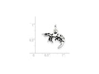 FJC Finejewelers Sterling Silver Antiqued Shrimp Charm