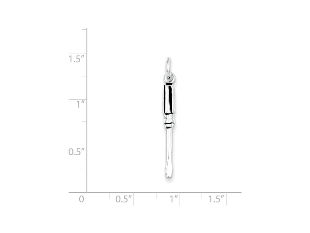 FJC Finejewelers Sterling Silver Antiqued Screwdriver Charm