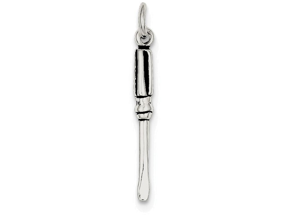 FJC Finejewelers Sterling Silver Antiqued Screwdriver Charm