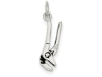 FJC Finejewelers Sterling Silver Antiqued Wrench Charm