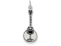 FJC Finejewelers Sterling Silver Antiqued Ukulele Charm