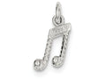 FJC Finejewelers Sterling Silver Music Notes Charm