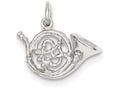 FJC Finejewelers Sterling Silver French Horn Charm