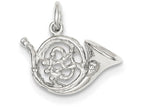FJC Finejewelers Sterling Silver French Horn Charm