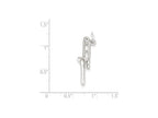 FJC Finejewelers Sterling Silver Trombone Charm