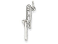 FJC Finejewelers Sterling Silver Trombone Charm