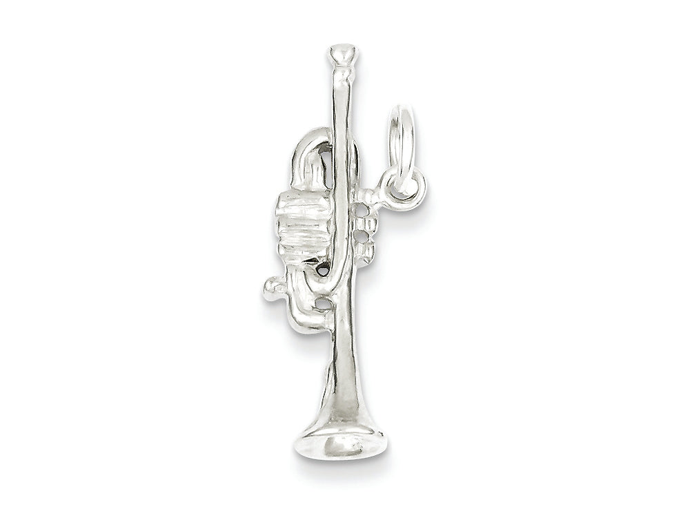 FJC Finejewelers Sterling Silver Trumpet Charm