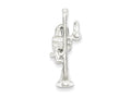 FJC Finejewelers Sterling Silver Trumpet Charm