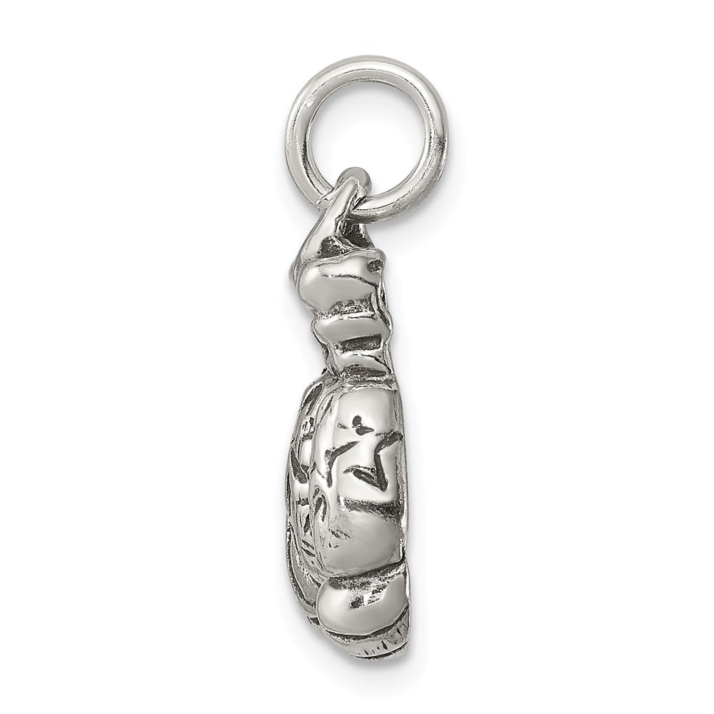 FJC Finejewelers Sterling Silver Antiqued Boxing Gloves Charm