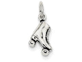 FJC Finejewelers Sterling Silver Antiqued Rollerskate Charm