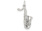 FJC Finejewelers Sterling Silver Saxaphone Charm
