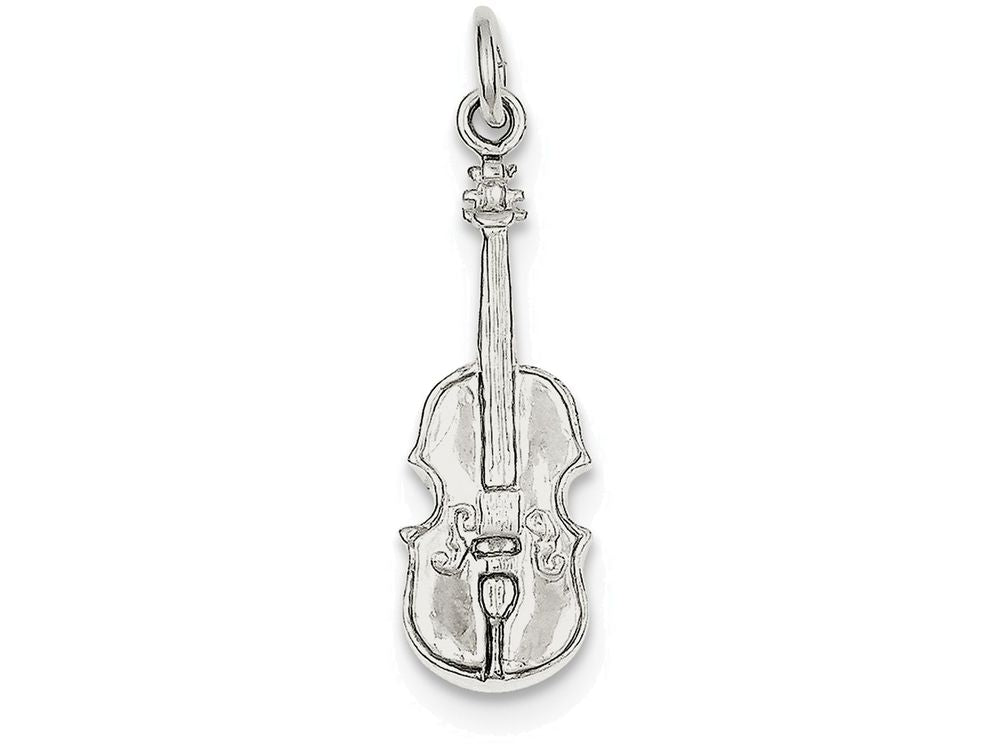 FJC Finejewelers Sterling Silver Violin Charm