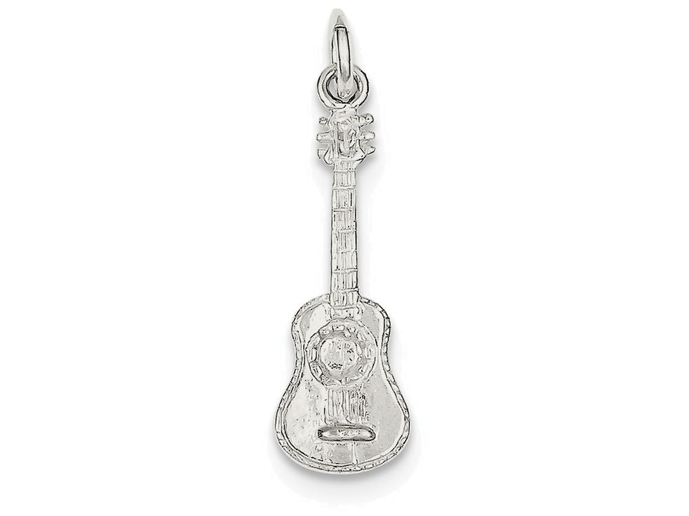 FJC Finejewelers Sterling Silver Guitar Charm