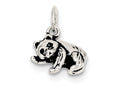 FJC Finejewelers Sterling Silver Antiqued Panda Bear Charm