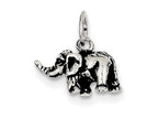 FJC Finejewelers Sterling Silver Antiqued Elephant Charm