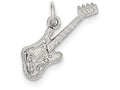 FJC Finejewelers Sterling Silver Electric Guitar Charm