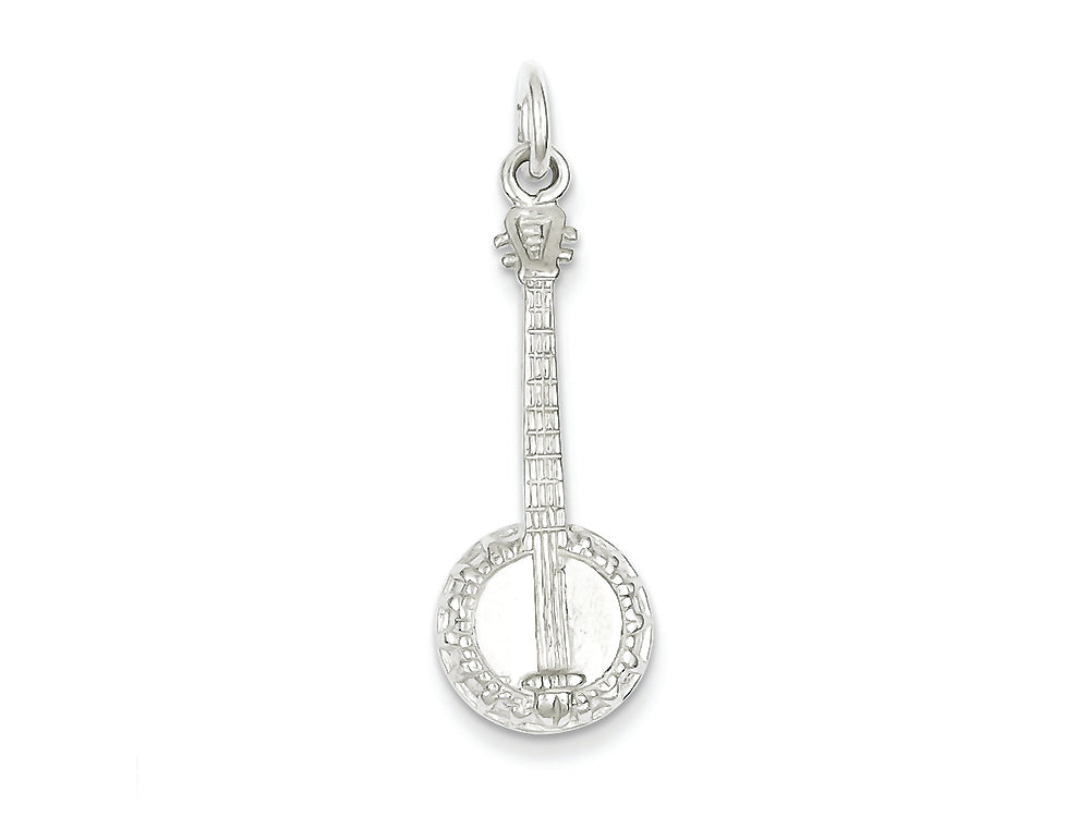 FJC Finejewelers Sterling Silver Banjo Charm