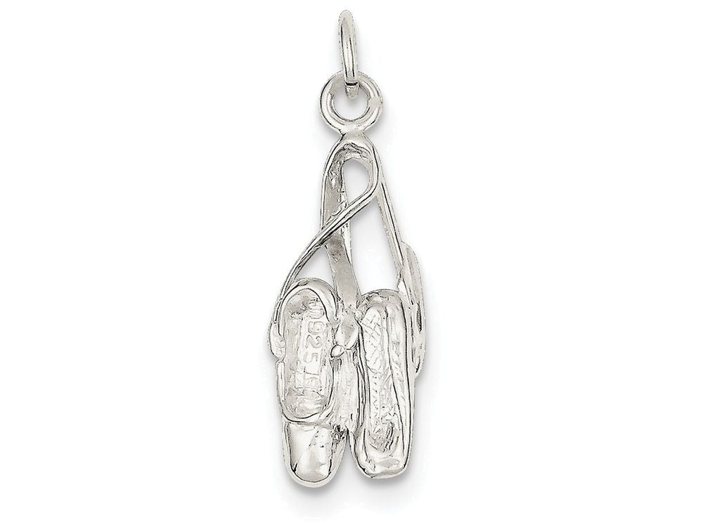 FJC Finejewelers Sterling Silver Ballet Slippers Charm