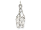 FJC Finejewelers Sterling Silver Ballet Slippers Charm