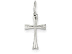 FJC Finejewelers Sterling Silver Cross Pendant Necklace - Chain Included