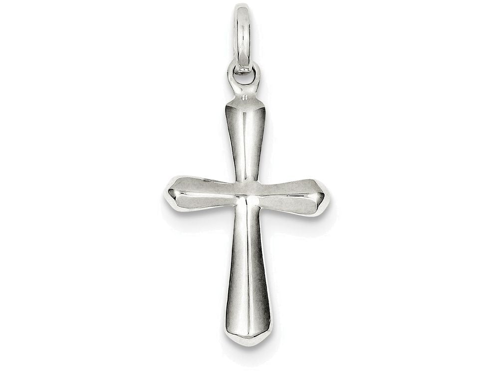 FJC Finejewelers Sterling Silver Cross Pendant Necklace - Chain Included