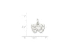 FJC Finejewelers Sterling Silver Comedy/tragedy Charm